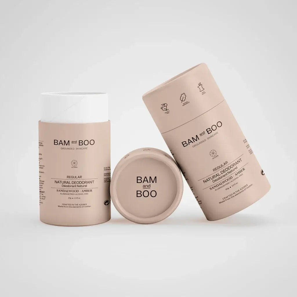 Déodorant naturel solide – Santal, Ambre et Vanille | Bam&Boo