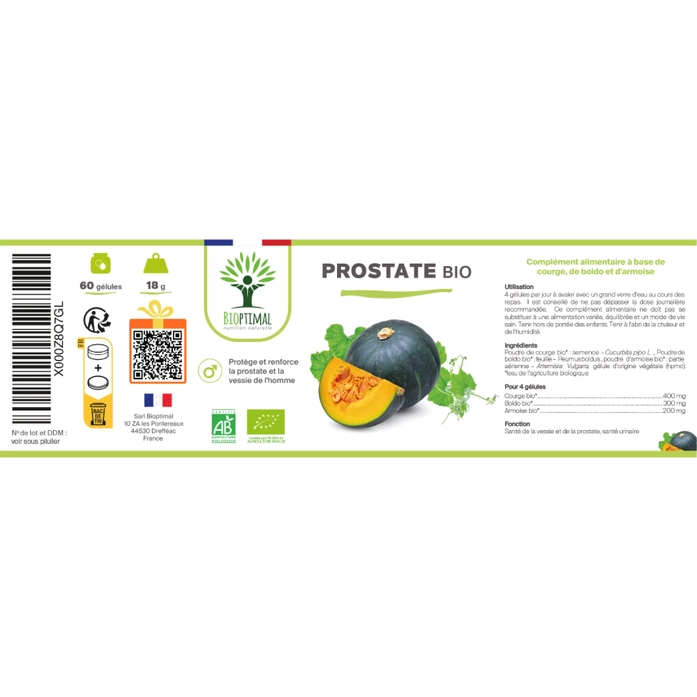 Bioptimal – Prostate Bio 60 gélules