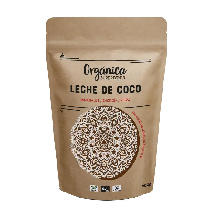 Organica Superfoods – Lait de coco en poudre biologique 200 g