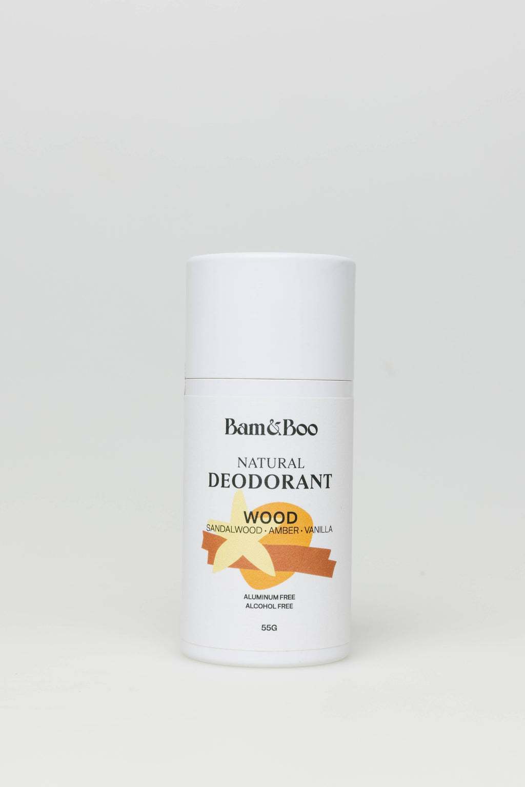 Déodorant naturel solide – Santal, Ambre et Vanille | Bam&Boo