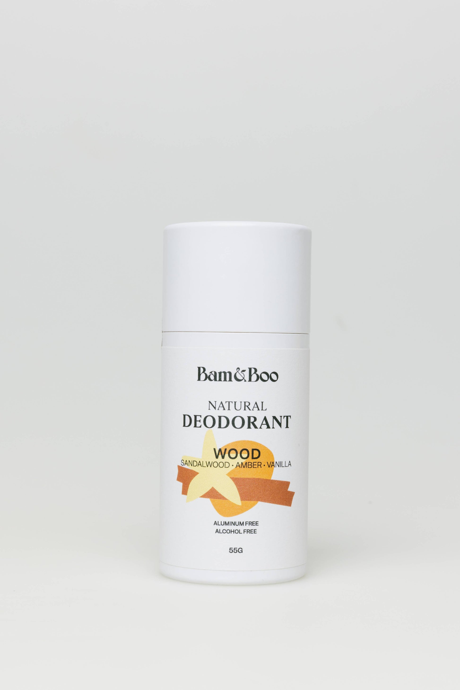 Déodorant naturel solide – Santal, Ambre et Vanille | Bam&Boo