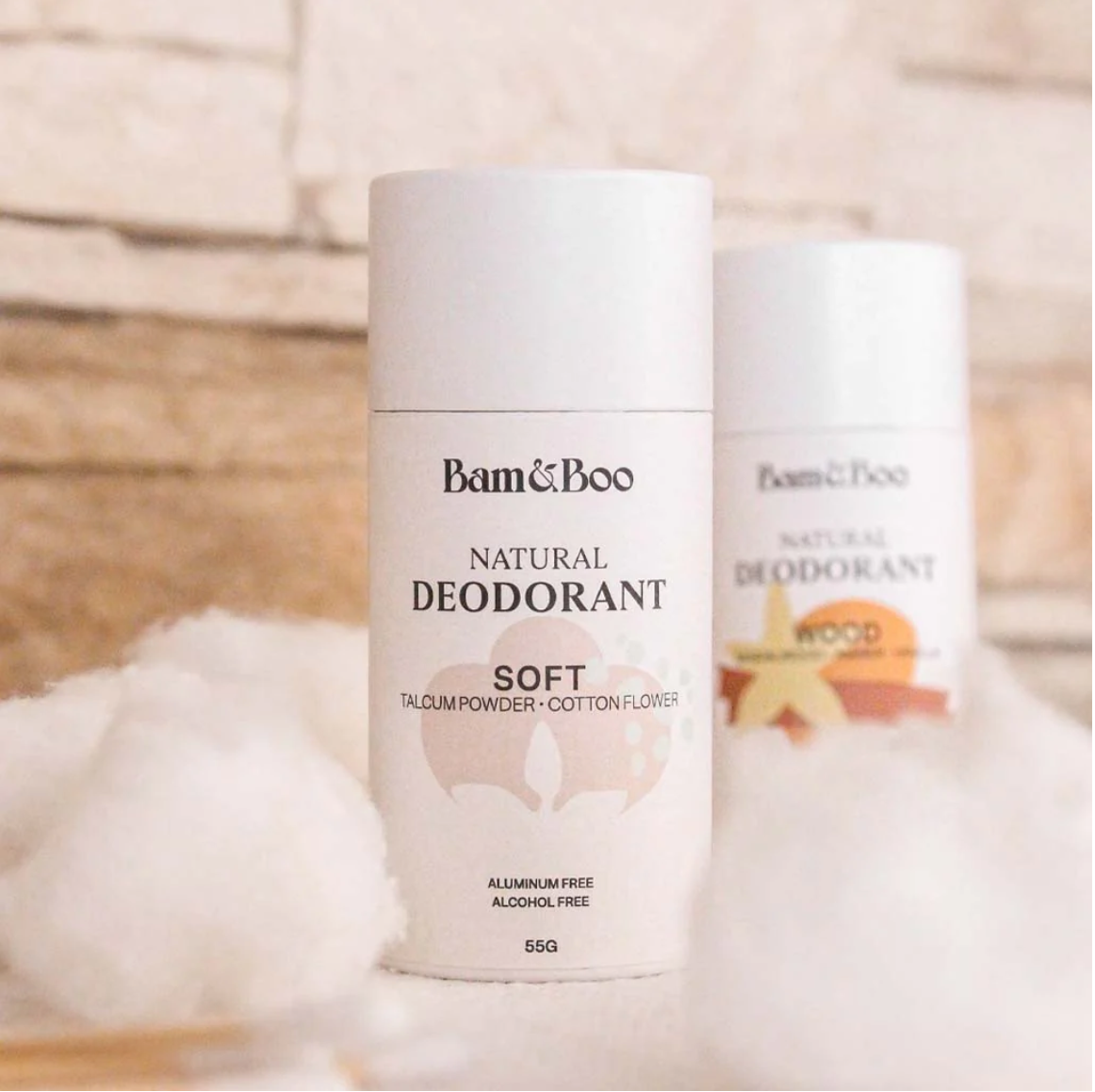 Bam&Boo – Déodorant naturel solide – Fleur de coton