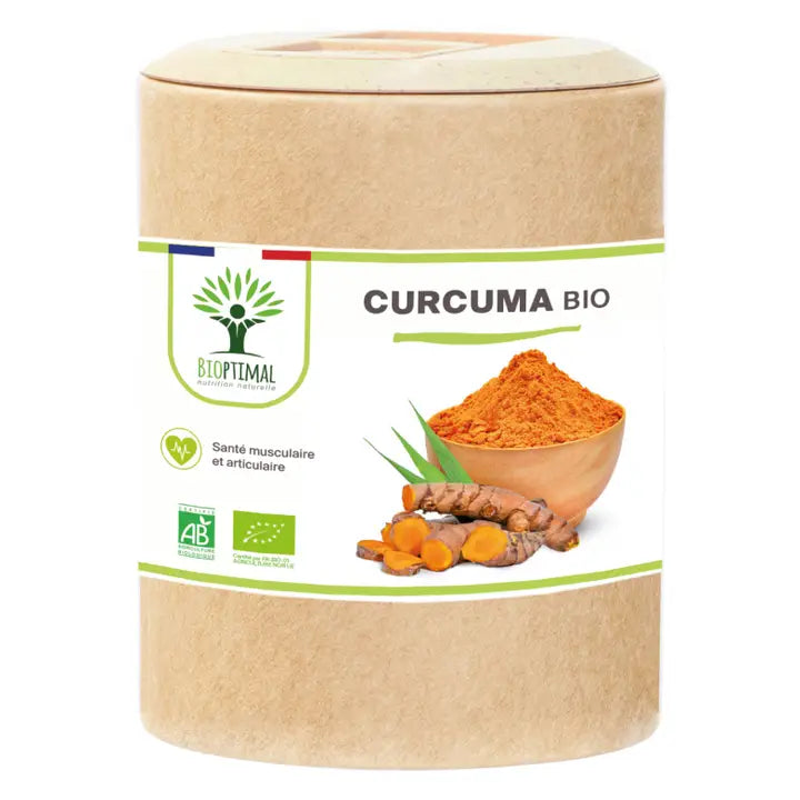 Bioptimal – Curcuma Bio 200 Gélules