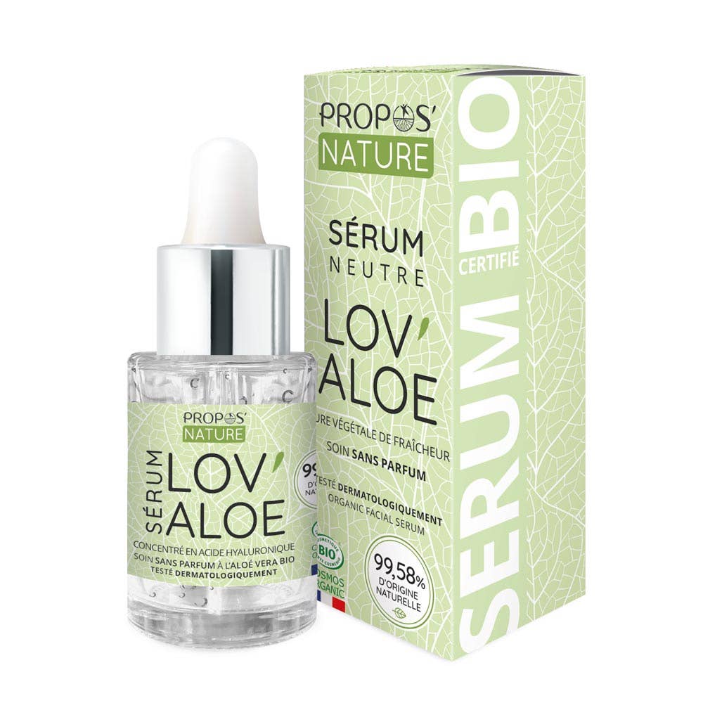 Propos’Nature – Sérum bio Aloe Vera & Acide Hyaluronique bio 30 ml