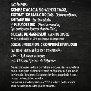 Les Bio Frères Zinc vegan - Bio Médicinal